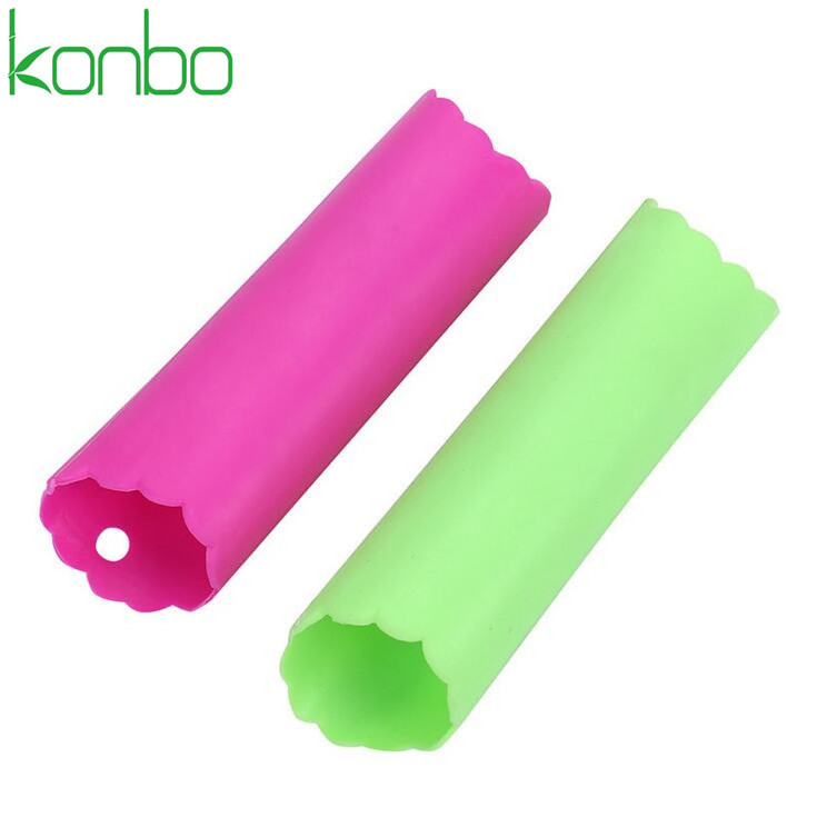 Silicone kitchen gadgets vegetable garlic peeler slicer press running roller