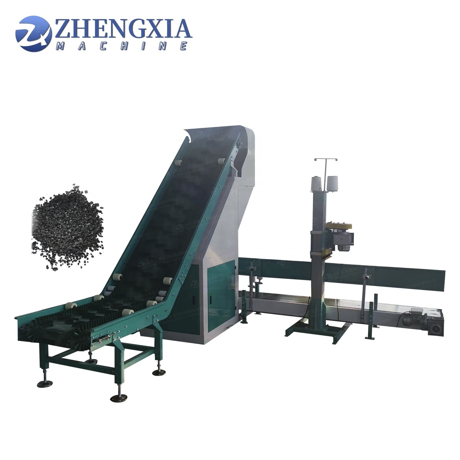 15kg 25kg 50kg Bagger Coal Briquettes Bagger Weighing Filling Coal Pillar Charcoal Bagging Packing Machine