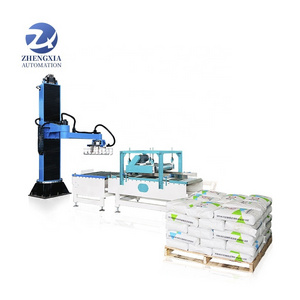 Zhengxia case column palletizer for bags machine in produce Packing line Single Column Robot Palletizer Machine Automatic