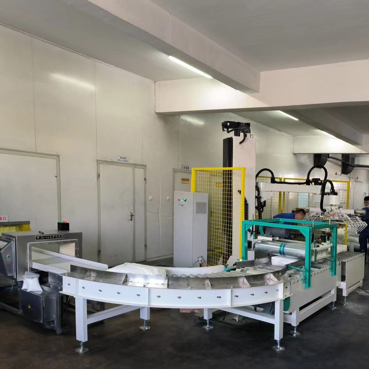 Zhengxia Fully Automatic Machinery Robotic Column Palletizer 20kg Bags Factory Robotic Palletizer Machine Pallet Stacking Robots