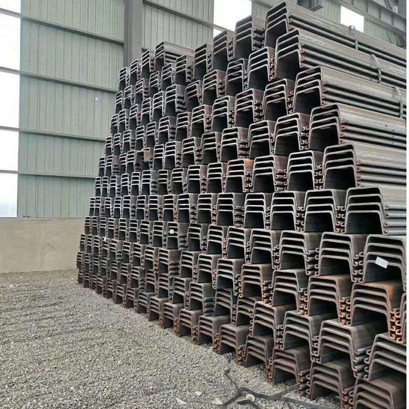 Factory direct price Larsen Sheet Piles u sheet pile cold rolled u steel sheet pile