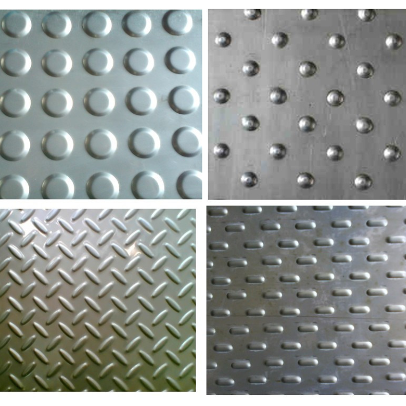 Highly formed Aluminum Sheet 7075 T6 Anodized Aluminum Checker Sheet Plate Embossed Metal Al Sheet