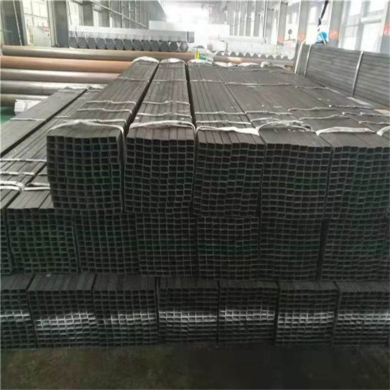 ASTM A500 black carbon steel pipe welded pipe square and rectangular steel tube 2 inch square ms pipe price