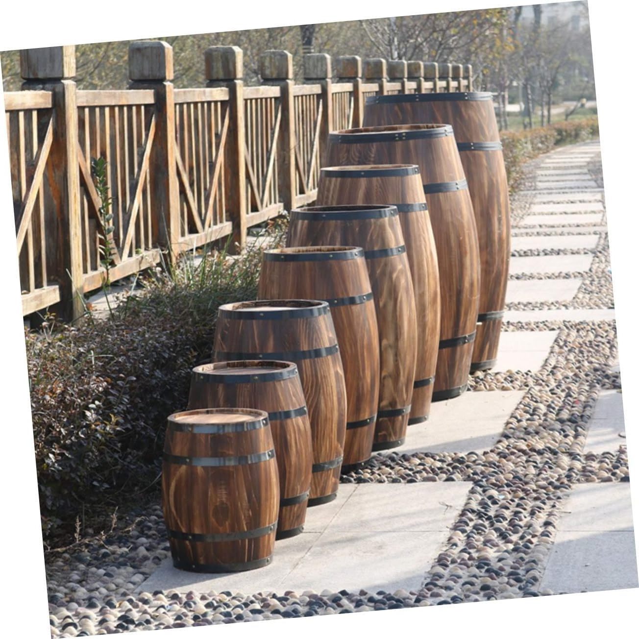 high quality 50 liter wooden wine barrel and wine barrel wood sturdy and durable wooden wine barrels