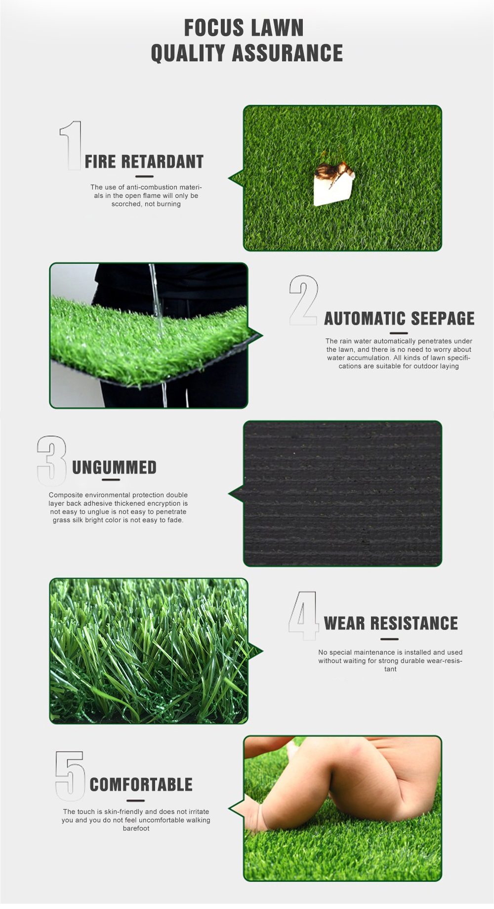 TaiFo Cheap Chinese Synthetic Grass Artificial Turf Lawn For Balcony