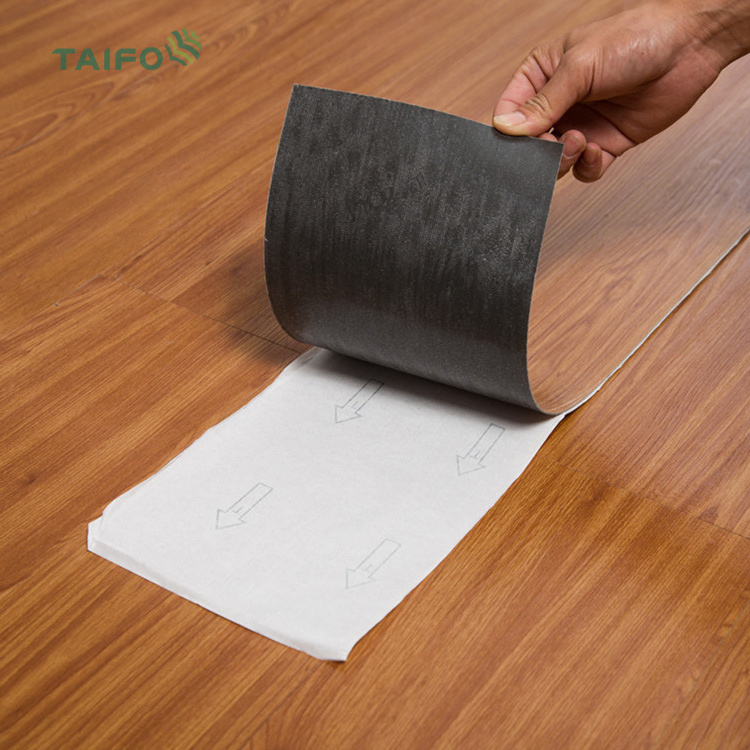 Taifo Vinyl Plastic Modern Flooring LVT Glue Down Wear Resistant Anti-slip Self Adhesive Waterproof PVC Plank Flooring 4mm/ 2mm