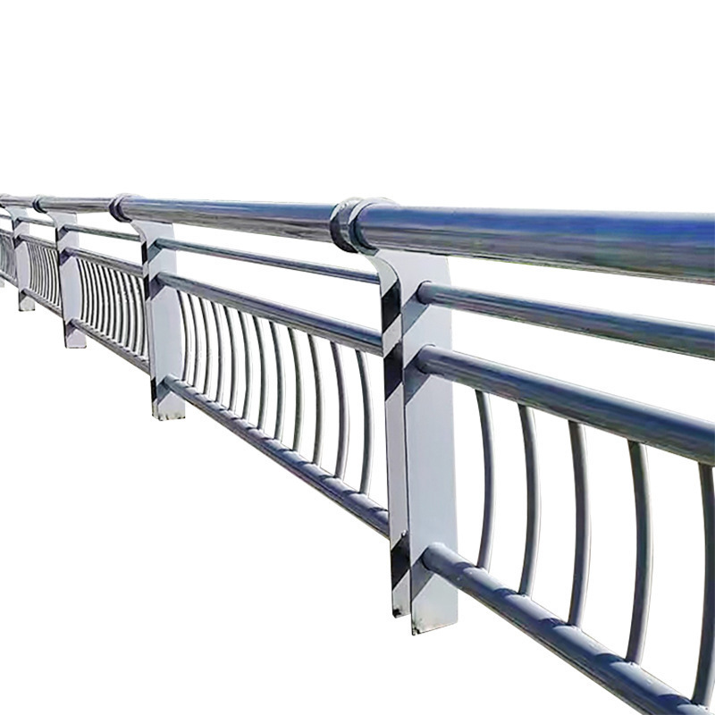 Stainless Steel Bridge Safety Guardrail Metal Safe And Durable Bridge Guardrail Roadside Crash Bridge Barrier