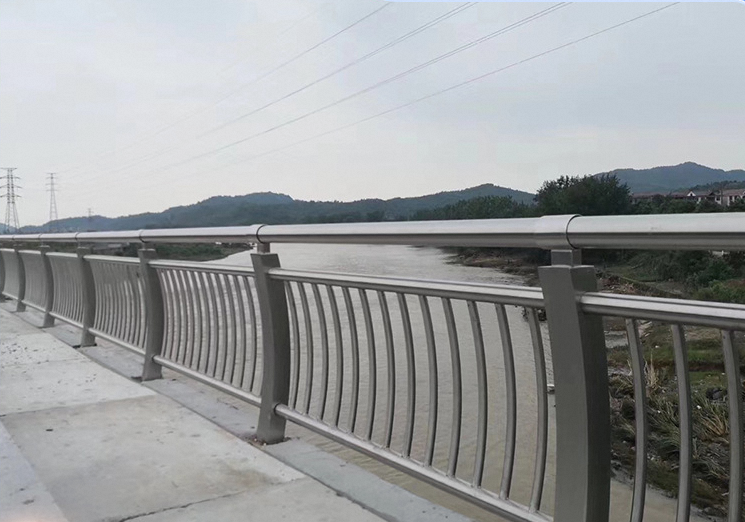 Stainless Steel Bridge Safety Guardrail Metal Safe And Durable Bridge Guardrail Roadside Crash Bridge Barrier