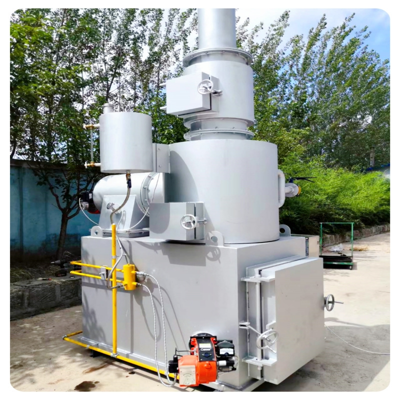 Animal incinerator  20-50/kg Smokeless Burning Pet Cremation Furnace Farm Waste Incinerator