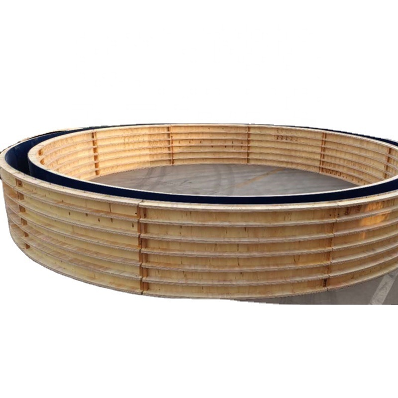 Zeemo Hot Selling Pool Edge Circular Concrete Curved Tank Formwork