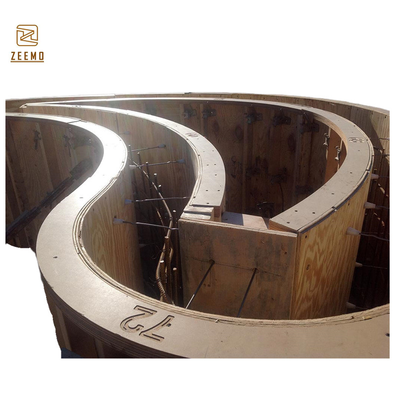 High quality circular  curved water concrete tank formwork for concrete