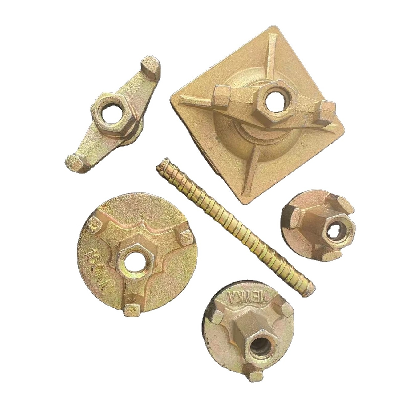 Formwork Accessories Concrete Casting  Steel  Building Waterstop Tie  Rod And Nut For Construction Concrete