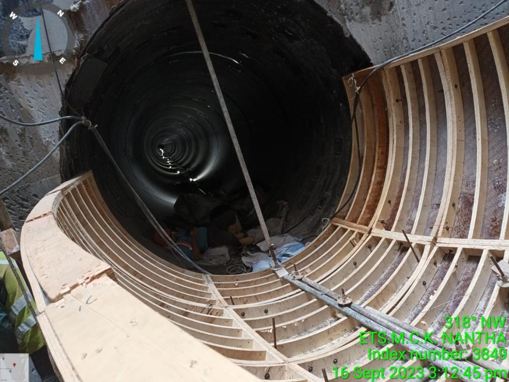 water reclaim plant circular curved Water treatment PLANT Tank Form Round Formwork for Concrete pool