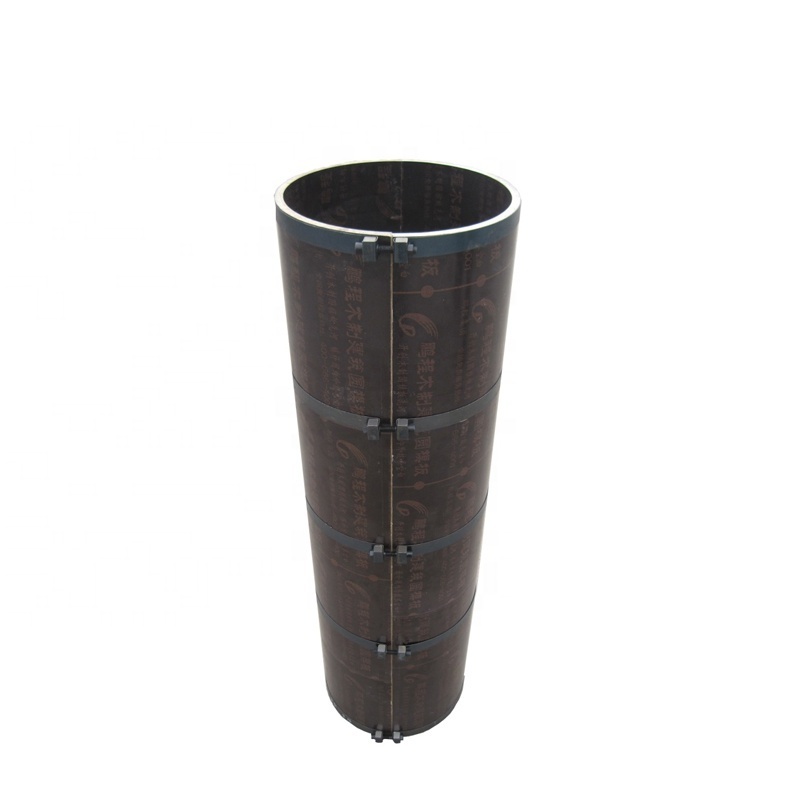 ZEEMO Concrete Circular Water Tank Wood Pillar Formwork Moulds For Concrete Decorative