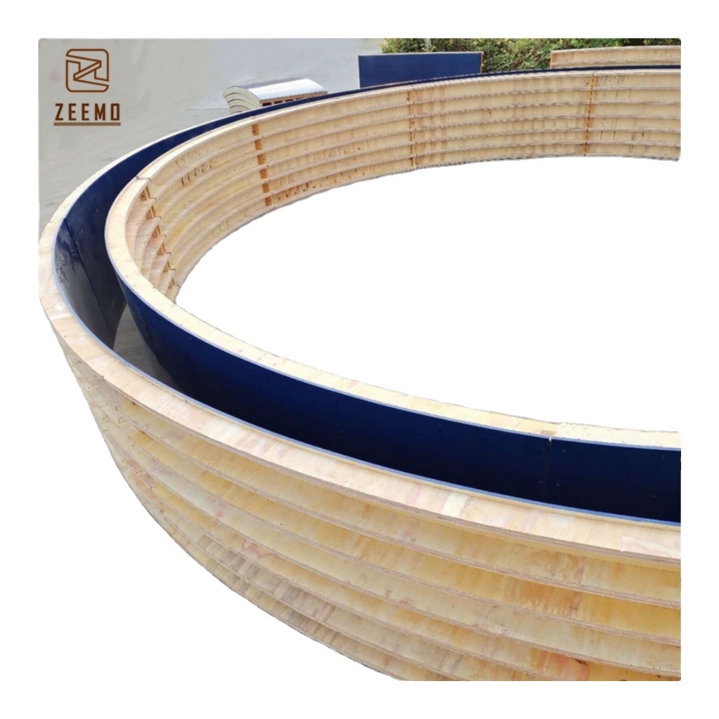 Zeemo circular water treatment plant tank curved concrete formwork