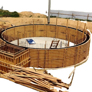 Zeemo curved concrete circular water treatment plant tank formwork