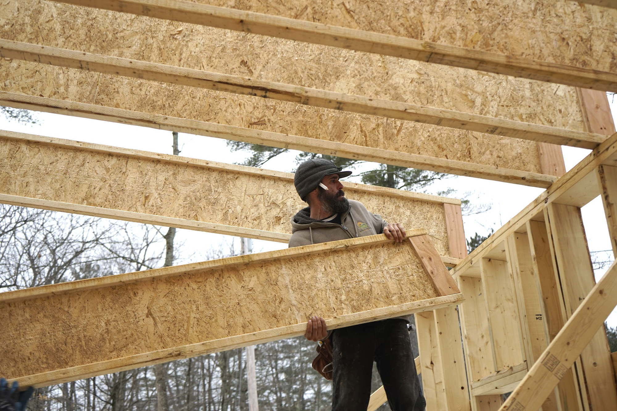 plywood timber beam lvl i joist floor for house building