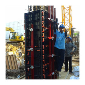 Zeemo concrete pillar mold pvc plastic column formwork