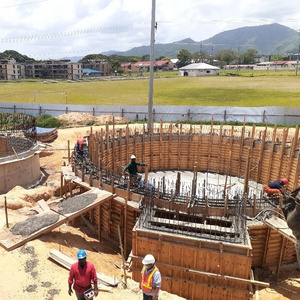 Most popular circular Curved Concrete water tank formwork for concrete