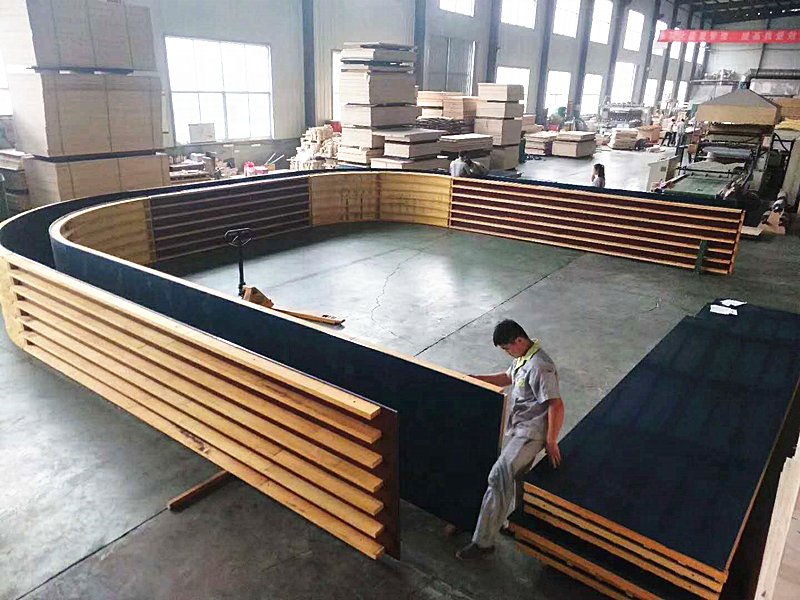 China Factory Curved Pool Edge Concrete Formwork For Circular Concrete Tank  And Swimming Pool