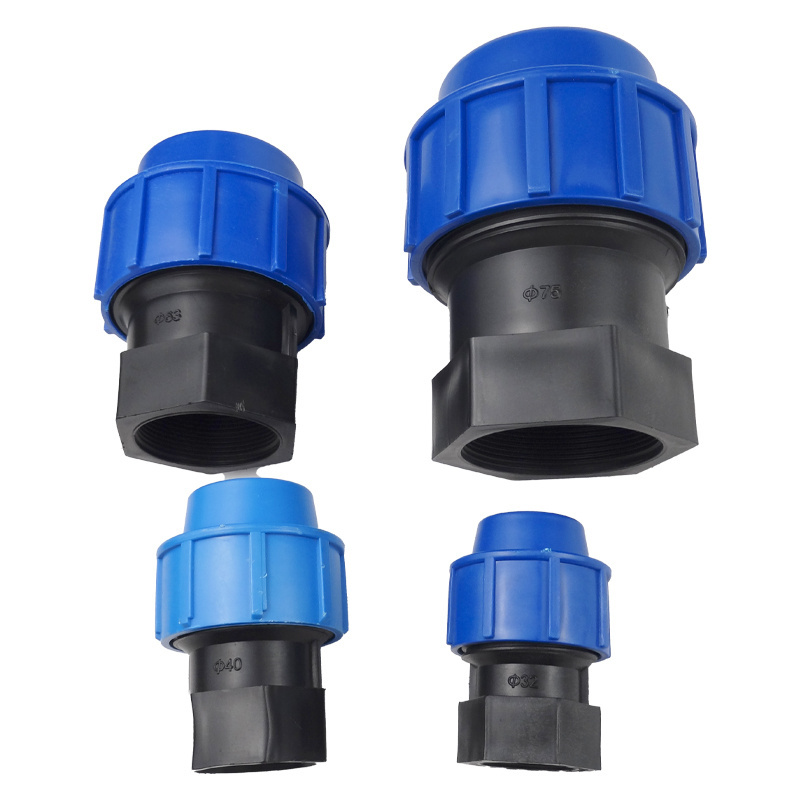 High Quality hdpe PP Compression Fitting Quick Connector Pipe Fittings for Water Saving Irrigation