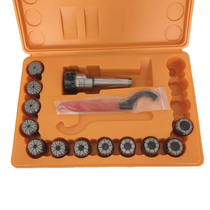 ER Collet Set ER32 Collet NT40 MTB3 Collet Chuck With Key Packed in Plastic Aluminum or Wooden box