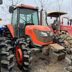 used/second hand/new tractor 4X4wd Kubota with loader and farming equipment agricultural machinery for sale in peru