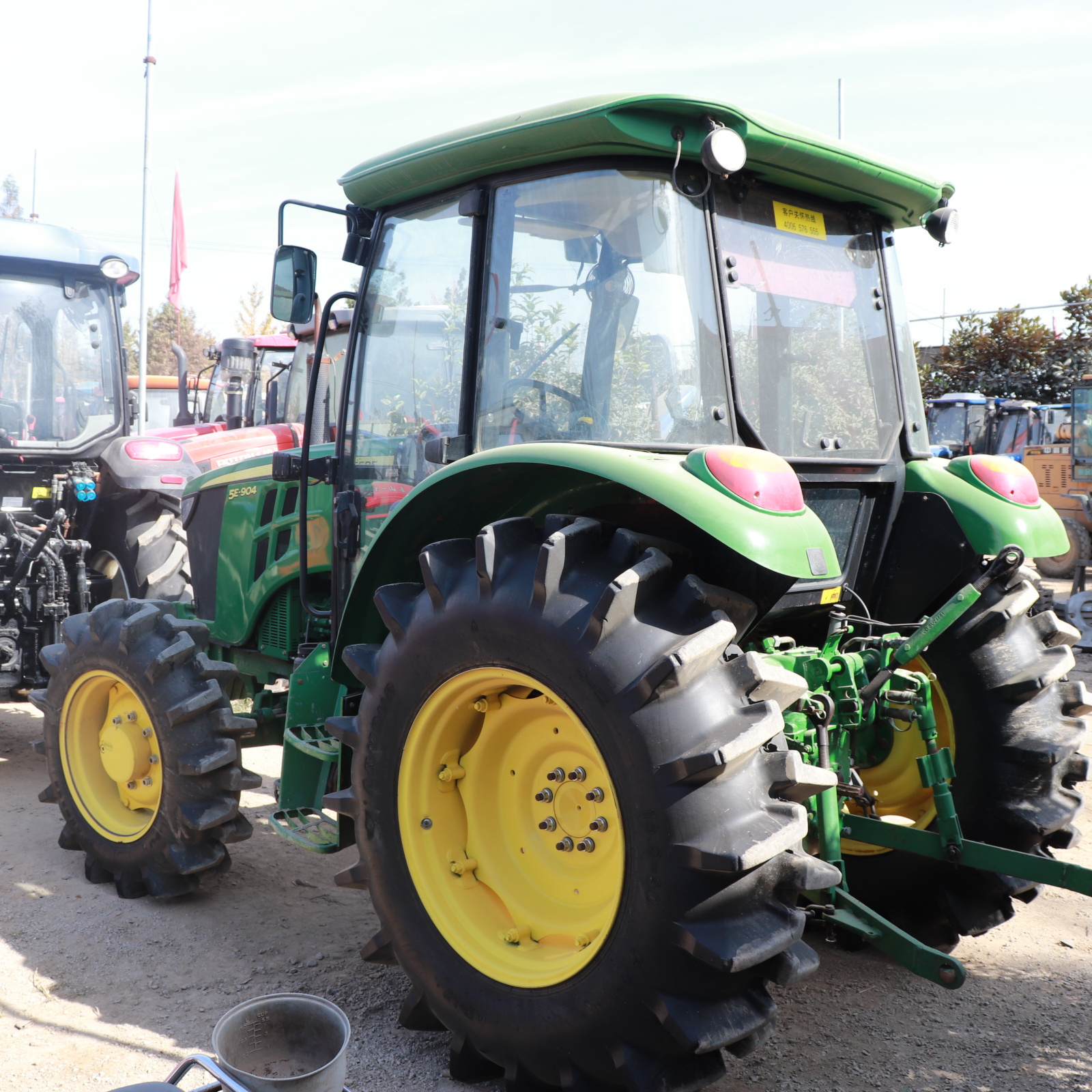 John Deere Dir Used Second Hand Tractor 90HP 4W Farm Tractor 4wd Diesel Powered YANMAR Engine John Dere Pump, Engine Low Price