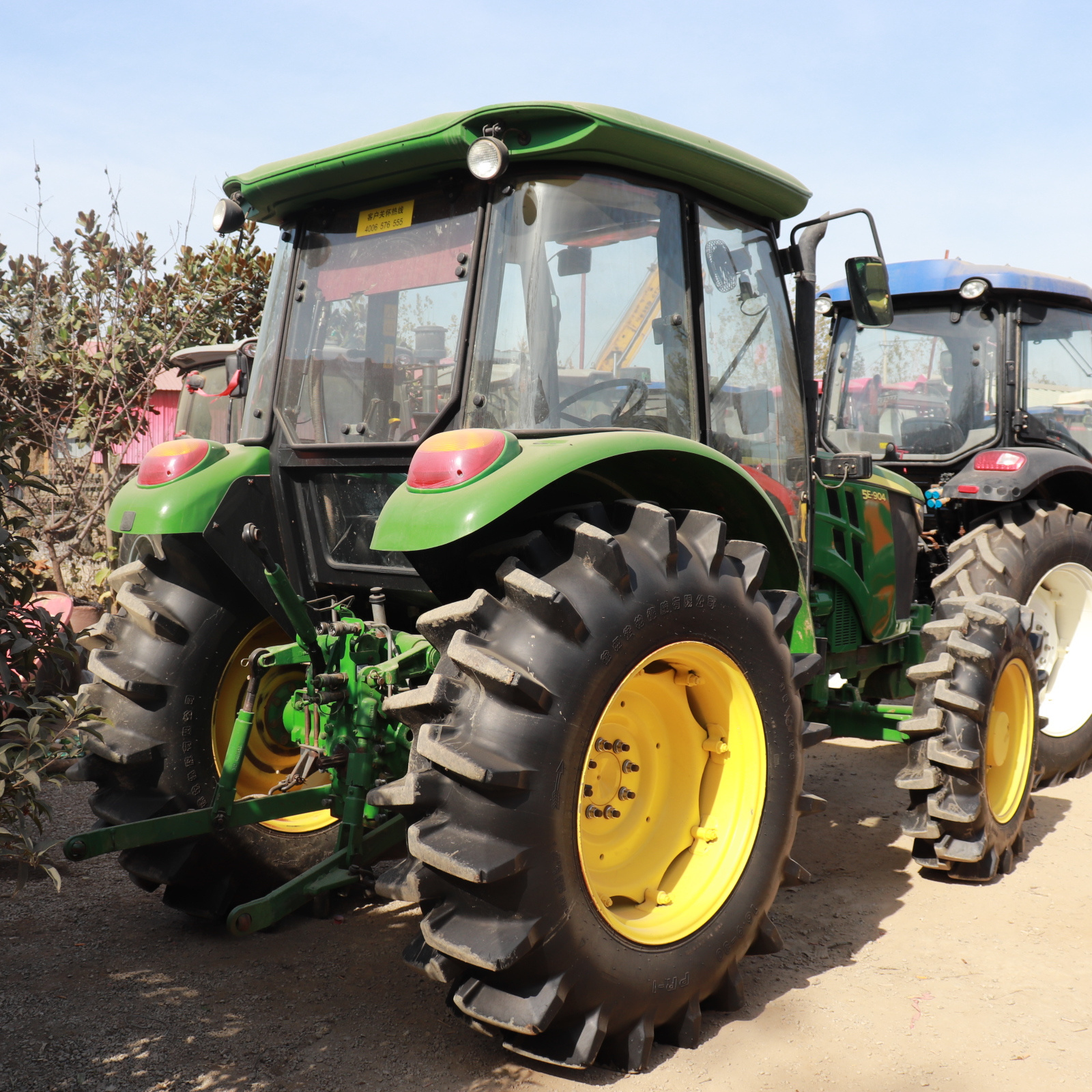 John Deere Dir Used Second Hand Tractor 90HP 4W Farm Tractor 4wd Diesel Powered YANMAR Engine John Dere Pump, Engine Low Price