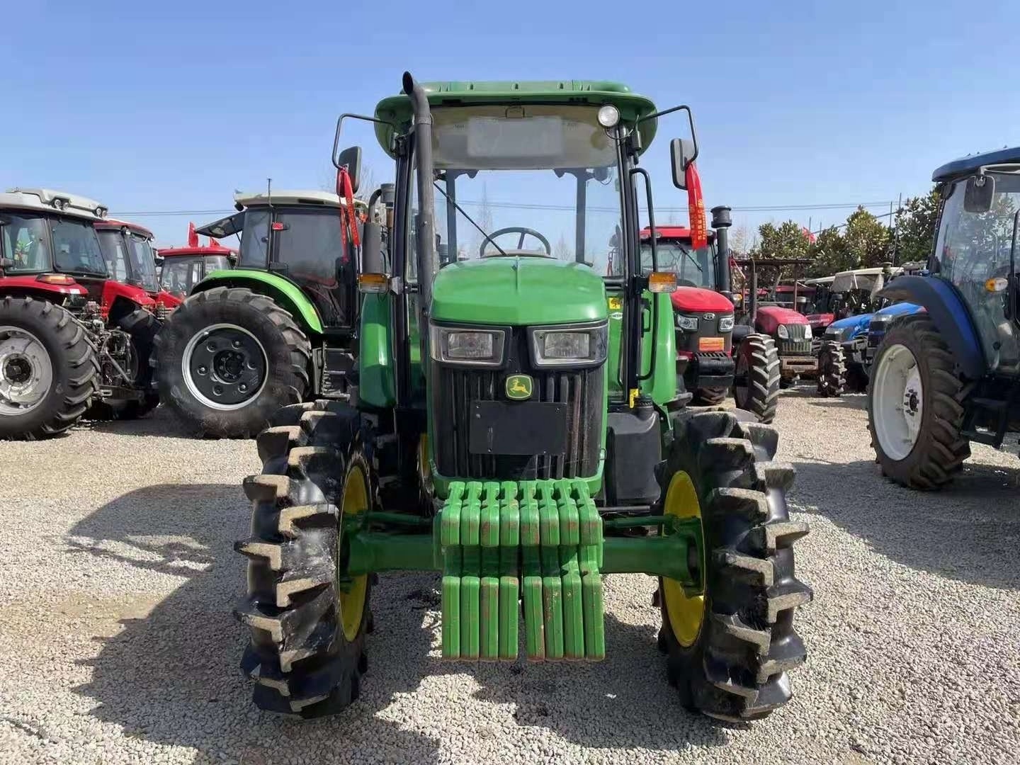 used/second hand/new wheel tractors 4X4wd john deere 5e 954 95hp with small mini compact farm equipment agricultural machinery