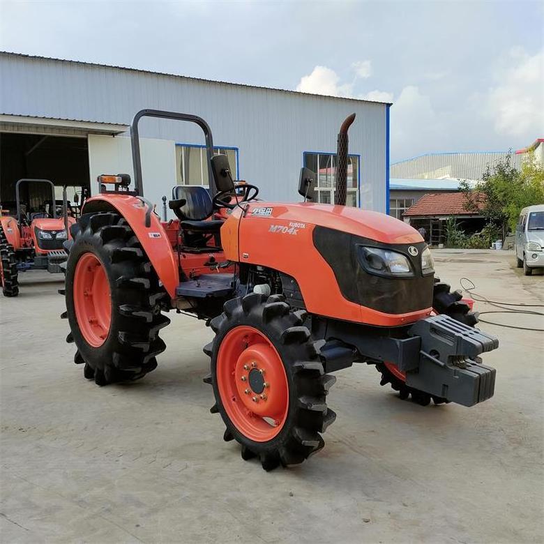 70hp Multifunction Agriculture Tractors Used Farmer Tractors Compact KUBOTA Tractors 4 Cylinder Diesel Engine