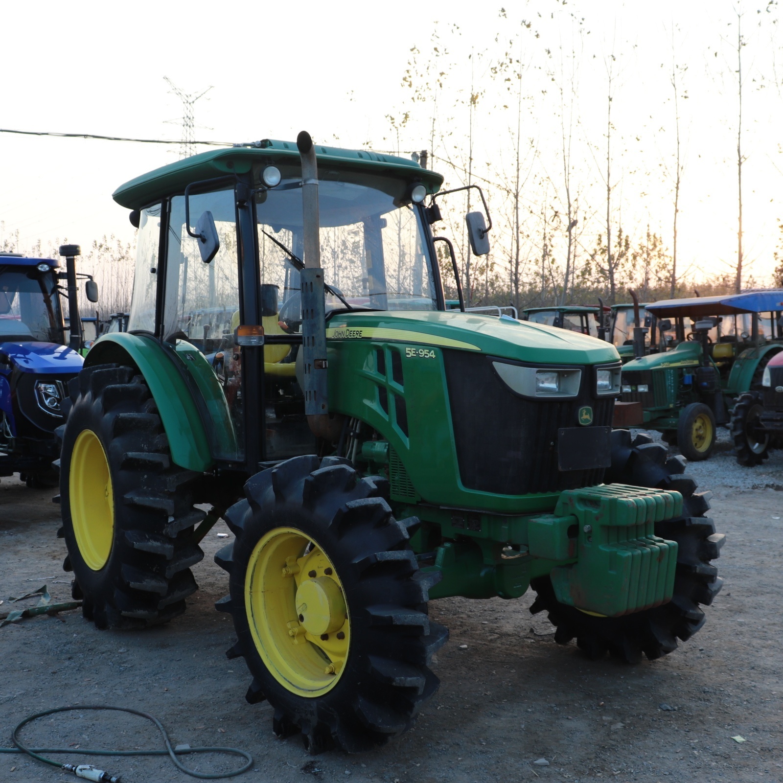 small/mini/compact agricultural farm garden John Traktor Deere 4x4 wheel drive Second Used Tractor