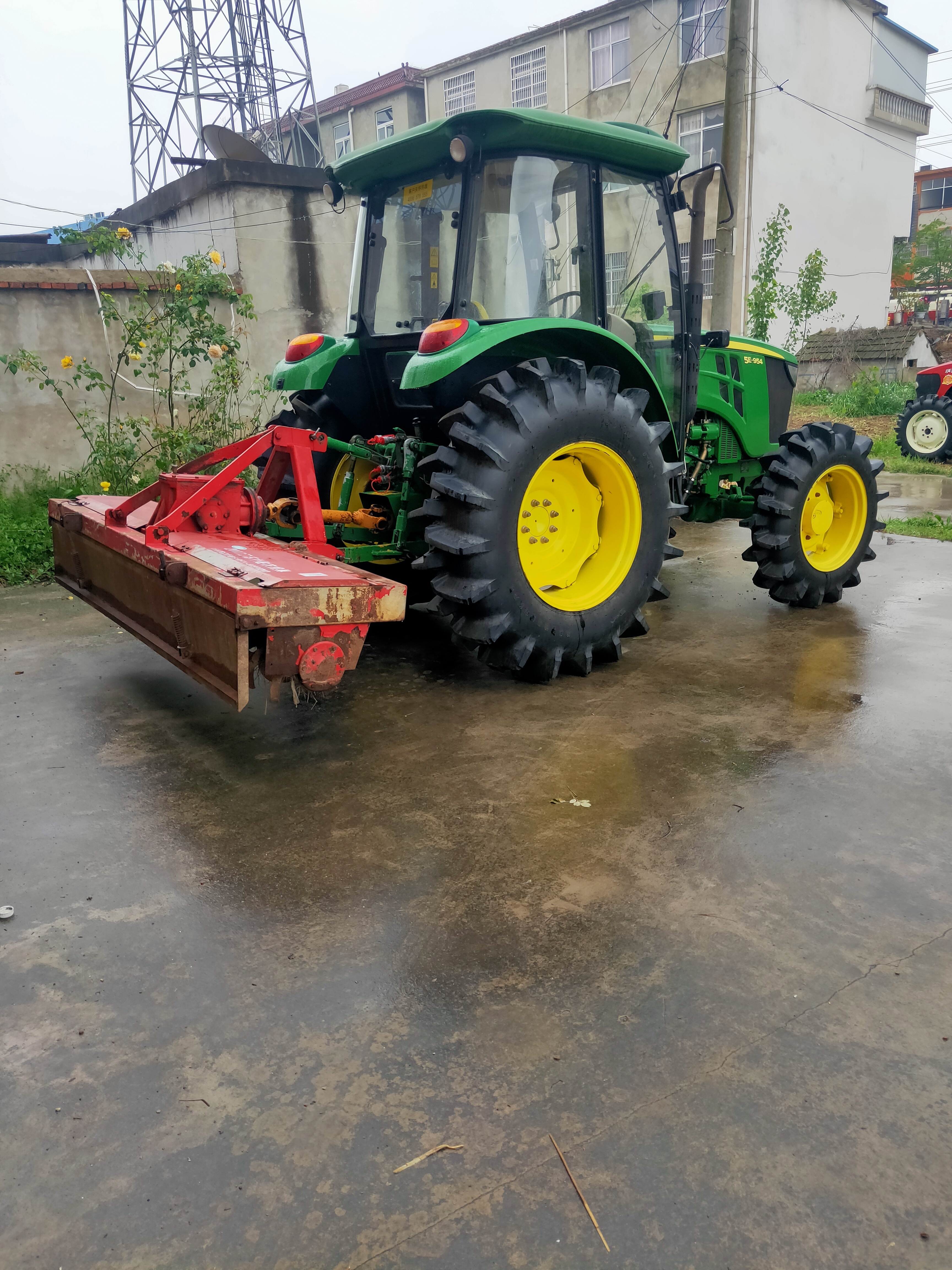 used/second hand/new tractor 4x4wd with loader and backhoe farming equipment agricultural machinery mini small compact tracteur