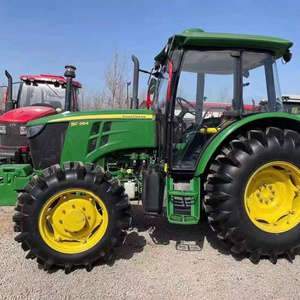 used/second hand/new tractor 4X4wd5-904 90hp with small farm equipment agricultural machinery loader and backhoe