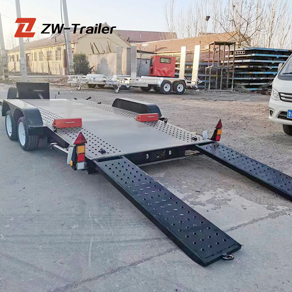 ZW Group trailer brand new 2 axle small car Dolly trailers car carrier towing semi trailer for sale