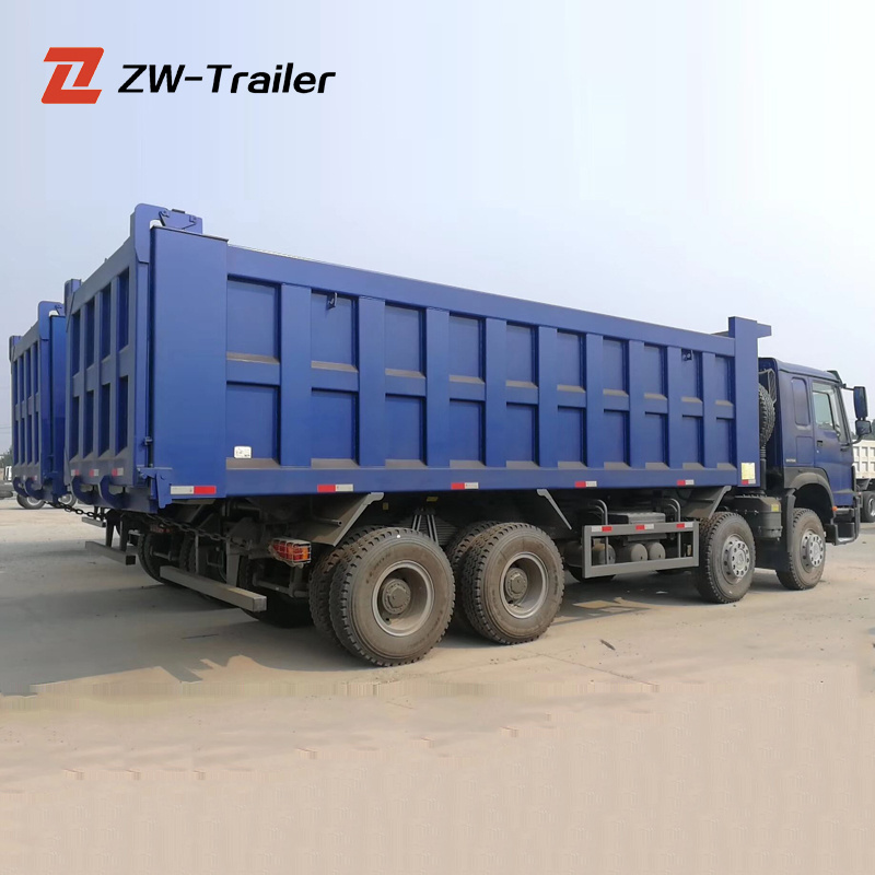 China Factory Discount 371hp 40ton 50ton 12 wheels 8x4 Sinotruk Tipper truck used howo dump truck