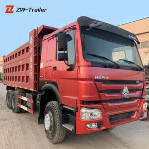 Hot sale 10 wheeler 20m3 howo dump truck tipper used mining track dump truck for sale tanzania