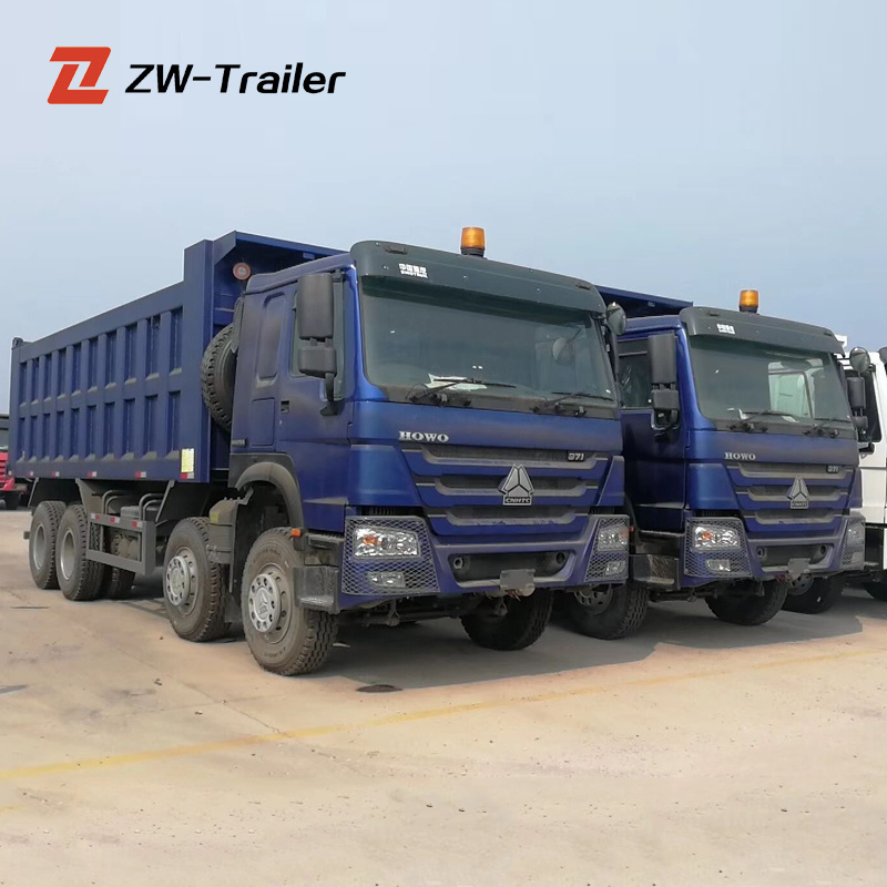 China Factory Discount 371hp 40ton 50ton 12 wheels 8x4 Sinotruk Tipper truck used howo dump truck