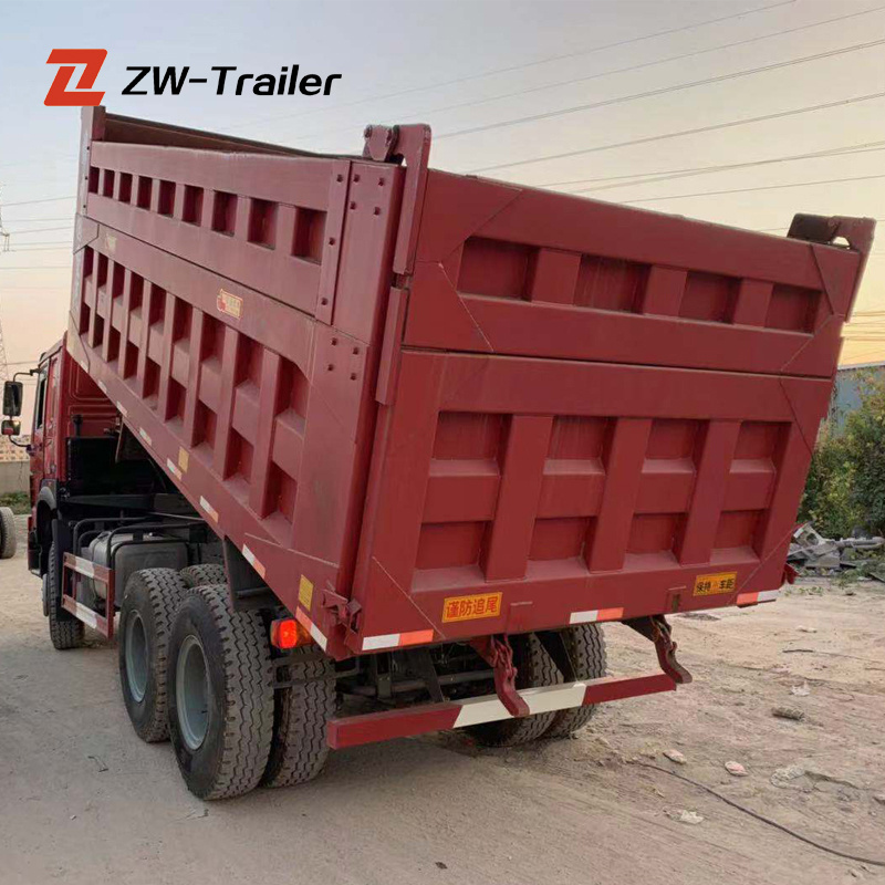 Hot sale 10 wheeler 20m3 howo dump truck tipper used mining track dump truck for sale tanzania