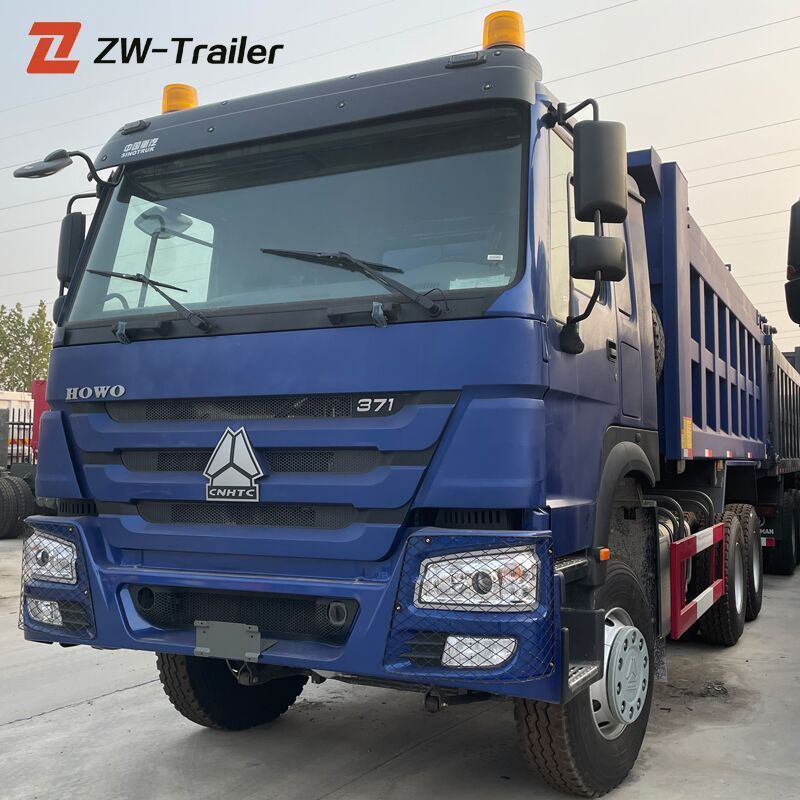 Heavy Duty New Sinotruck HOWO 371hp 6x4 10 wheel 30T 40Ton Blue used dump trucks for sale