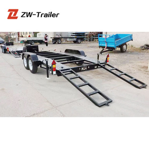 ZW Group trailer brand new 2 axle small car Dolly trailers car carrier towing semi trailer for sale