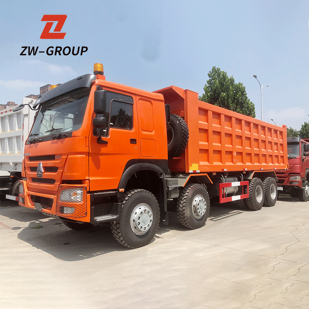 SINOTRUCK HOWO 8x4 12 Wheeler 30 Cubic 40tons  400-420hp Used Tipper Dump Truck