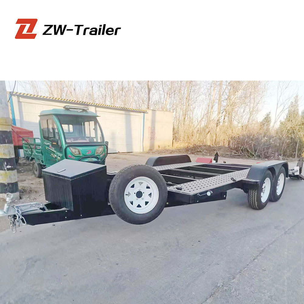 ZW Group trailer brand new 2 axle small car Dolly trailers car carrier towing semi trailer for sale