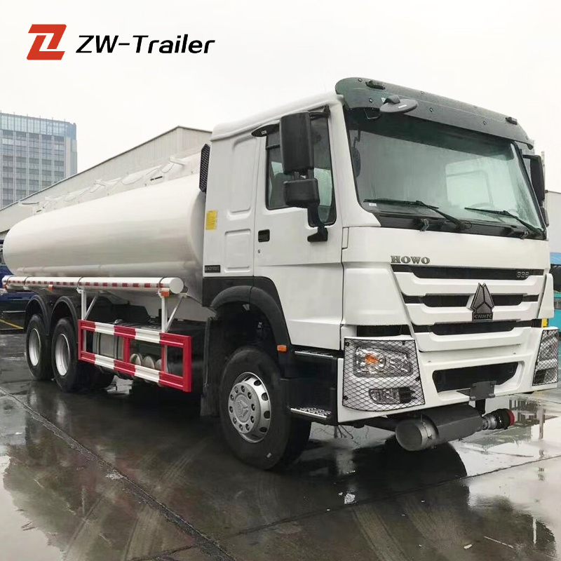 Hot Sale Howo Oil Transportation Fuel StorageTankers trucks 8000 10000 liter Water tanker trucks For Sale