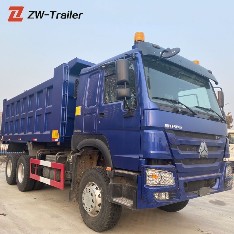 Heavy Duty New Sinotruck HOWO 371hp 6x4 10 wheel 30T 40Ton Blue used dump trucks for sale