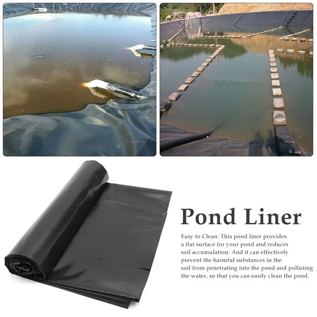 plastic polyethylene waterproof HDPE geomembrane fish pond liner dam liner