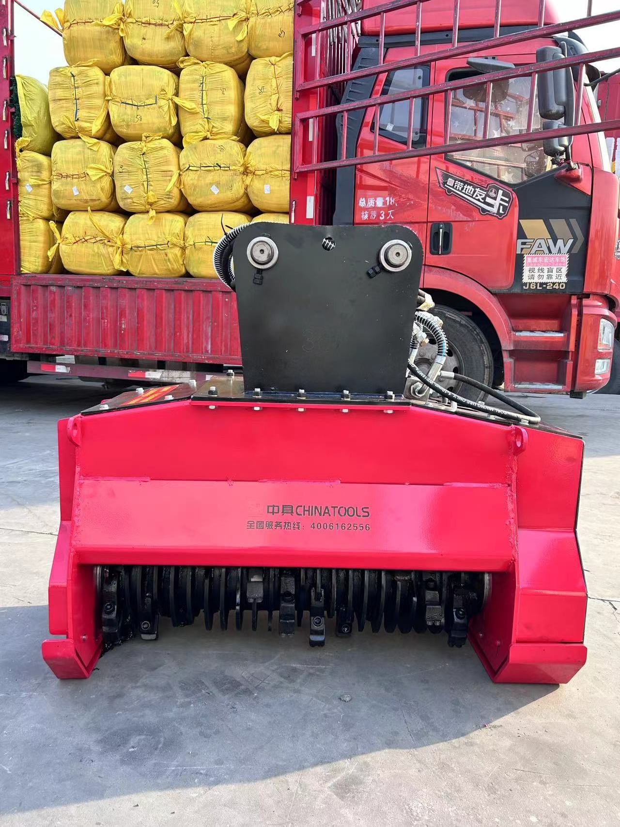 Hot sale hydraulic mini excavator attachment forestry mulcher muver fae mulcher forestry mulcher pto