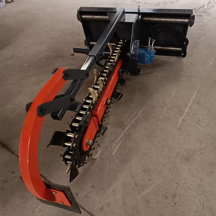 Mini power trencher 3 point hitch ditch witch trencher rock trencher