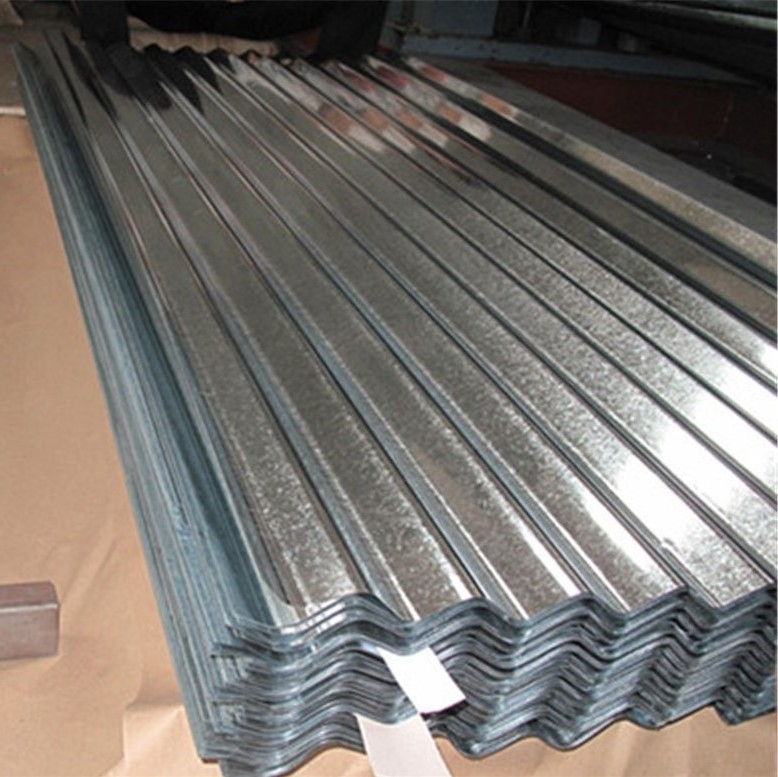 Hot dipped regular spangle zero spangle 0.1mm thickness galvanized corrugated steel roofing sheets price per pc