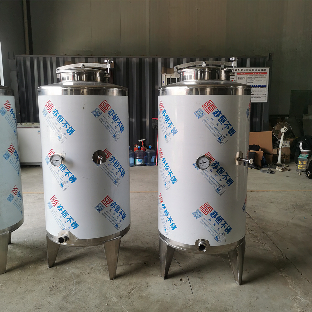 Manufacture Equipment Beer Storage Beer Fermentation Tank 1000l Stainless Steel Storage Tank